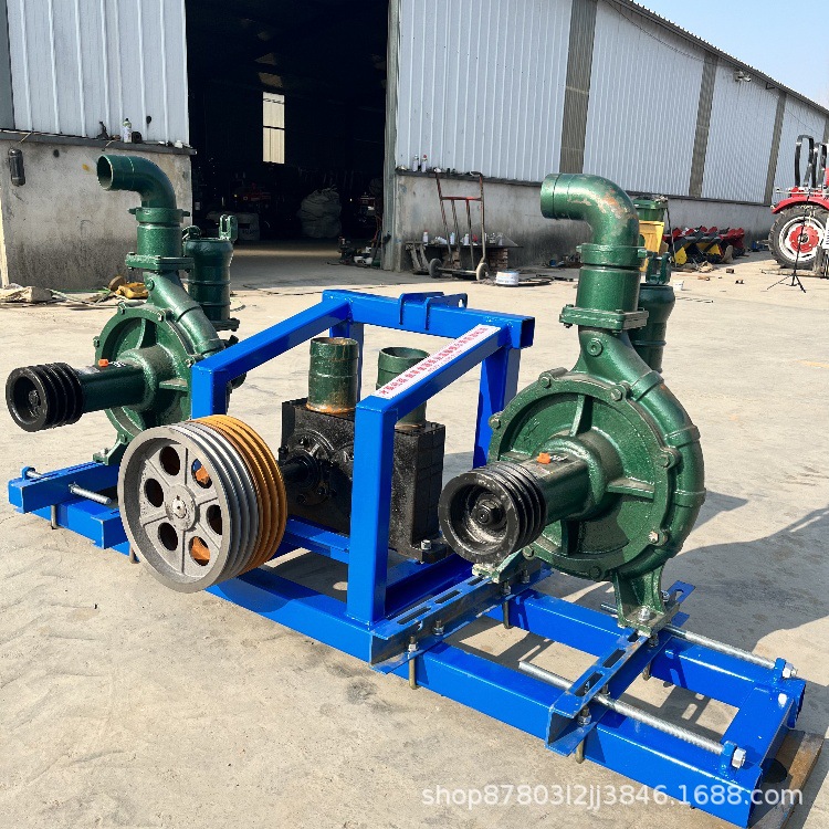 高山送水灌溉机 拖车款玉米浇灌泵上水快 柴油款高压喷灌泵