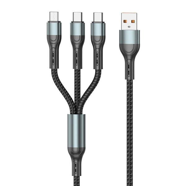 LeTang LT-S25 fast charging 120W one-to-three charging cable [naked]