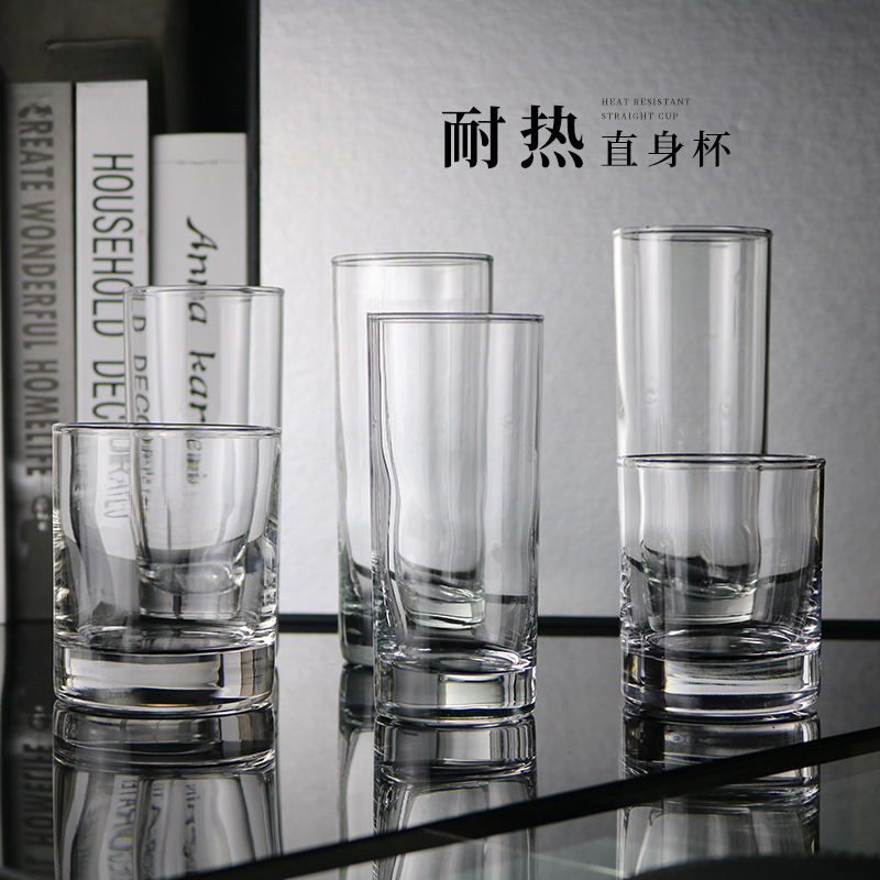 カップセットグラス家庭用耐熱カップ家庭用透明厚さは6カップガラスだけを入れて飲む|undefined