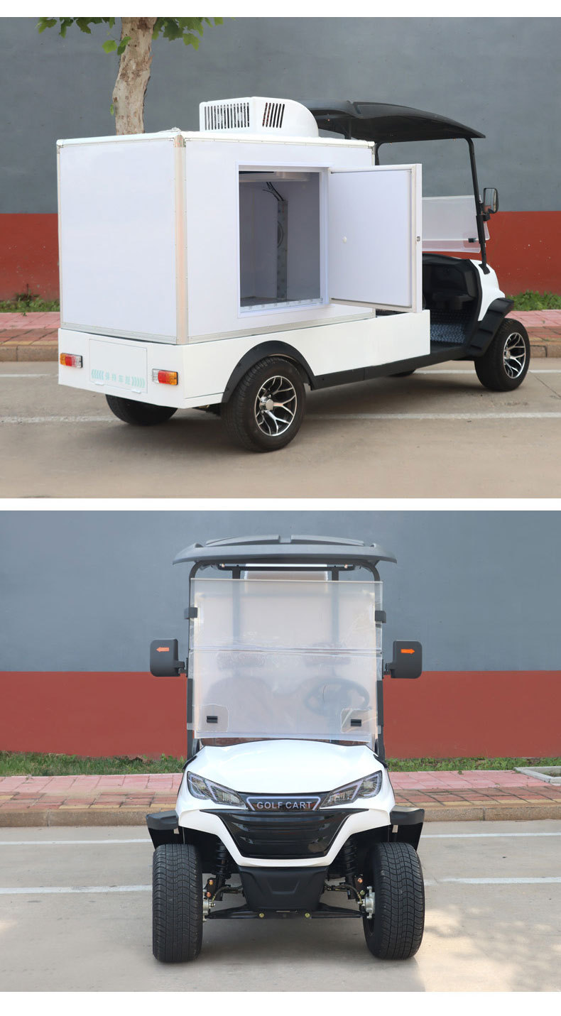 Enclosed Box-Type Four-Wheel Cargo Truck, Multi-Door Electric Truck, Small Foreign Trade Export Van, Electric Food Delivery Truck