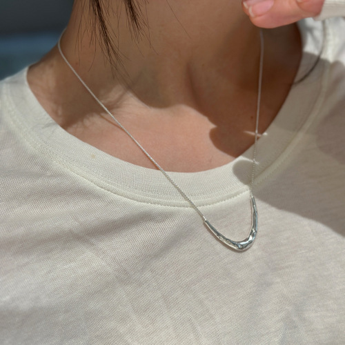 French-style fresh and minimalist U-shaped necklace for women, fashionable niche design, Instagram-style, light luxury, high-end, simple choker chain