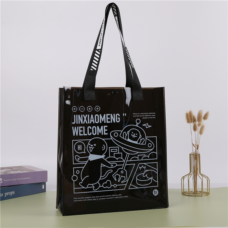 塑料果冻包可加印透明pvc手提袋 时尚广告购物礼品袋日用品收纳袋