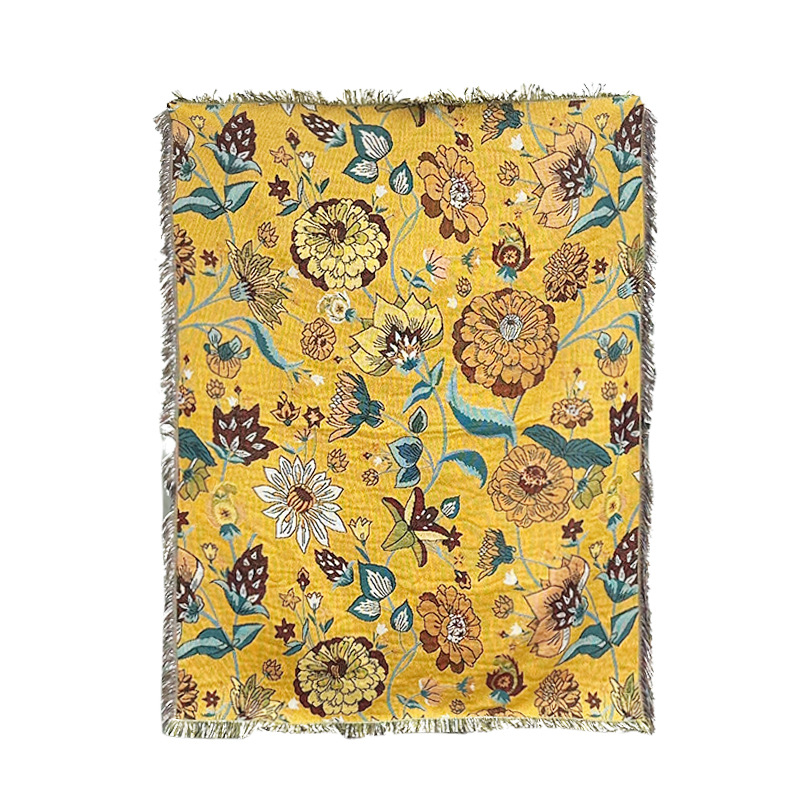 노란색 배경 꽃