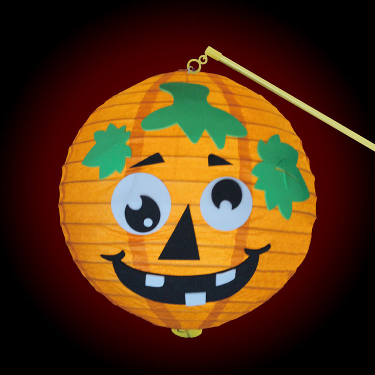 Paper lantern single pumpkin no. 4