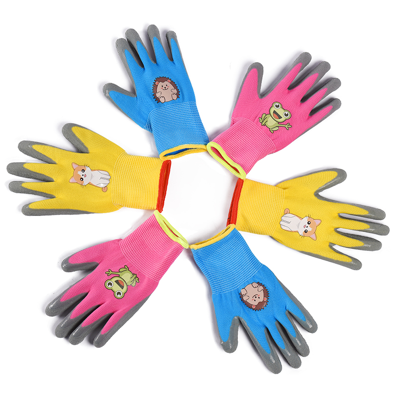 儿童手套赶海劳保抓螃蟹防夹防水户外宠物仓鼠劳动园艺防护防割咬