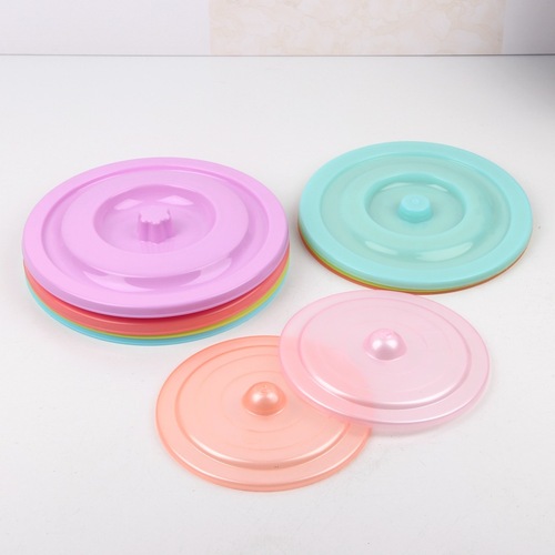 IYR7 Colored Plastic Bucket Lids in Square and Round Sizes, Sold Individually, Preservation Covers, Transparent Lids, Household Buckets