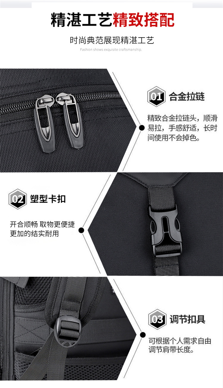Backpacks, men's backpacks, large-capacity luggage bags, women's schoolbags, outdoor mountain climbing, travel, business trips, business computer bags undefined