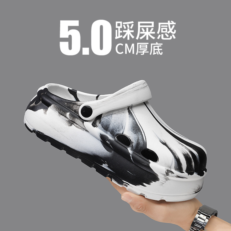 Men's Summer Camouflage Clogs, Fashionable and Comfortable Non-Slip Couple's Style Eva Popular Thick-Soled Slippers Men's Summer Camouflage Clogs, Fashionable and Comfortable Non-Slip Couple's Style Eva Popular Thick-Soled Slippers