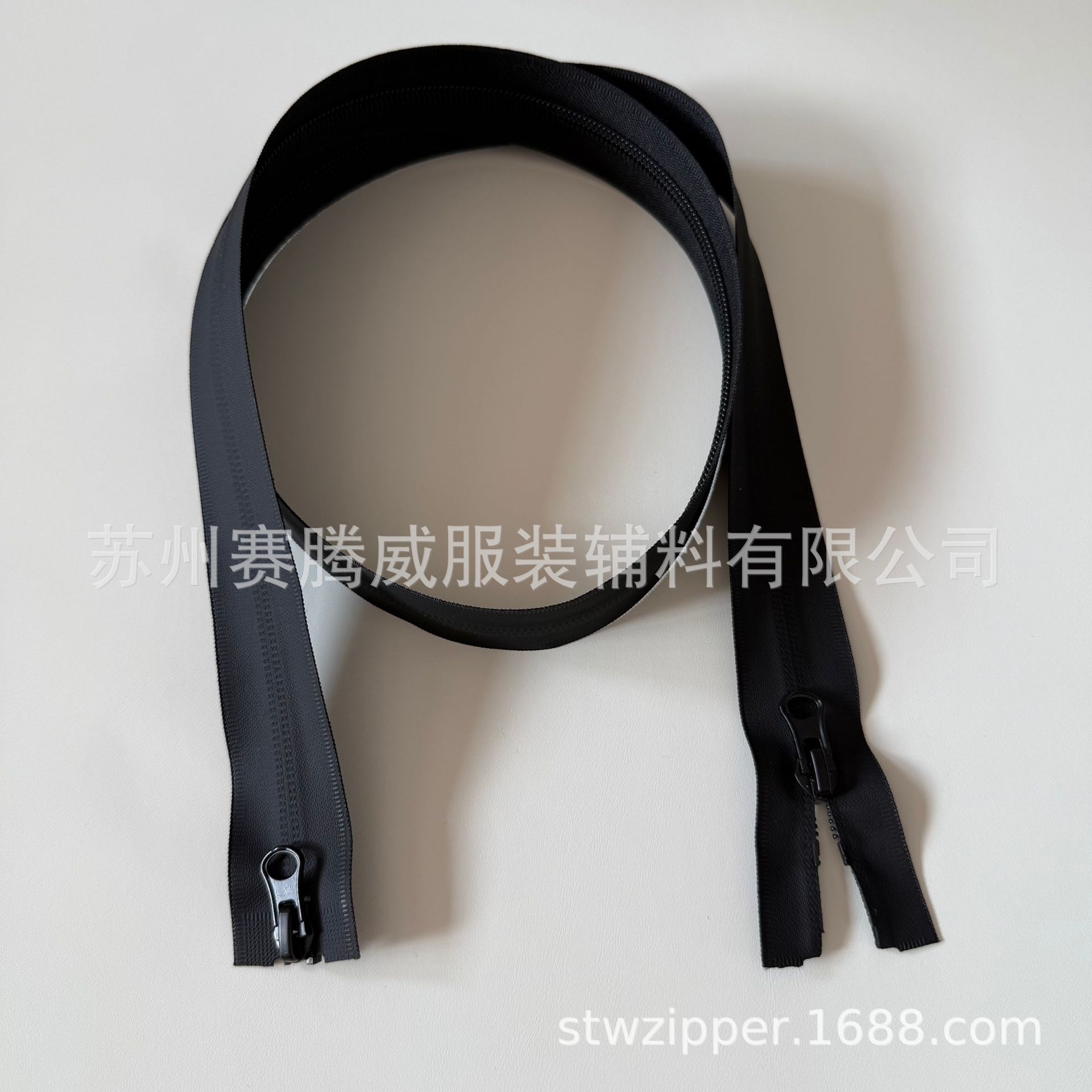 5#尼龙防水双开拉链韩版PU防水涂层户外服装拉链