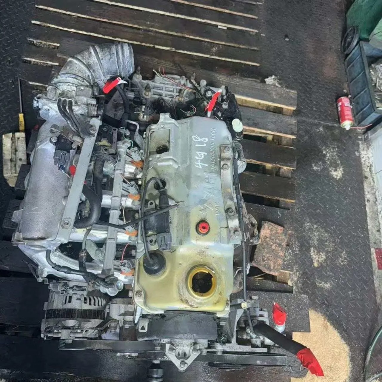 Mitsubishi Southeast Ruixing 4G15s 4G18, Ounuo 4G15V 1.5/1.6, and BYD F3 engine assembly