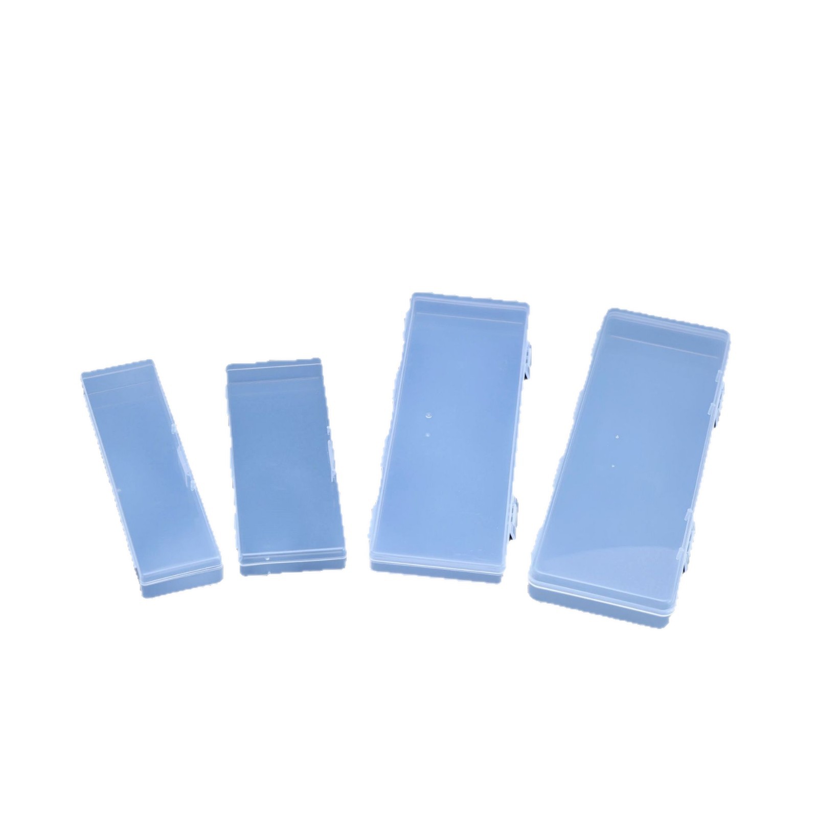 Caja larga de plástico, caja de embalaje de plástico transparente, caja de PP, artículos de papelería, brochas de maquillaje, caja de almacenamiento de utensilios de mesa, stock disponible del fabricante image 5