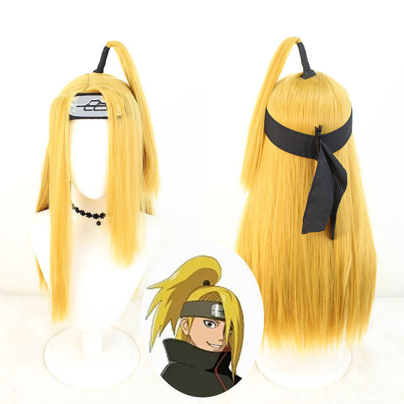Animation Wig Dada Gintama Island Yoko Golden Ninja Simulated Scalp Top Cos Wig Wholesale