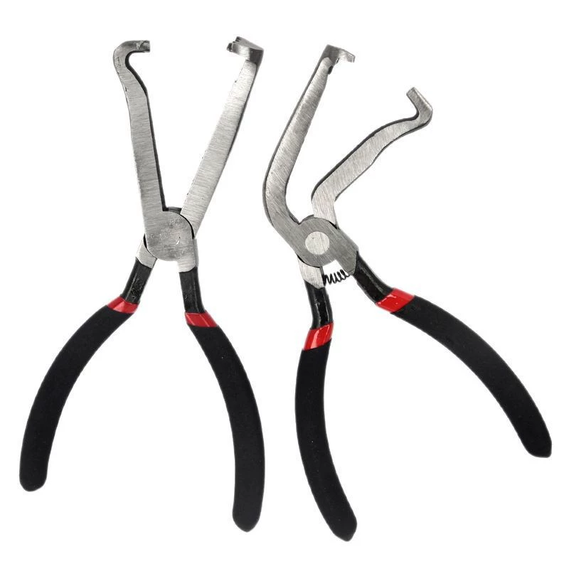 Red and black handle power cutter wire cutter multi-purpose pliers Automobile oil pipe separation pliers Wire harness pliers Straight elbow auto repair pliers