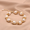 Advanced bracelet from pearl, retro design high quality organic jewelry, high-quality style, European style, trend of season, wholesale