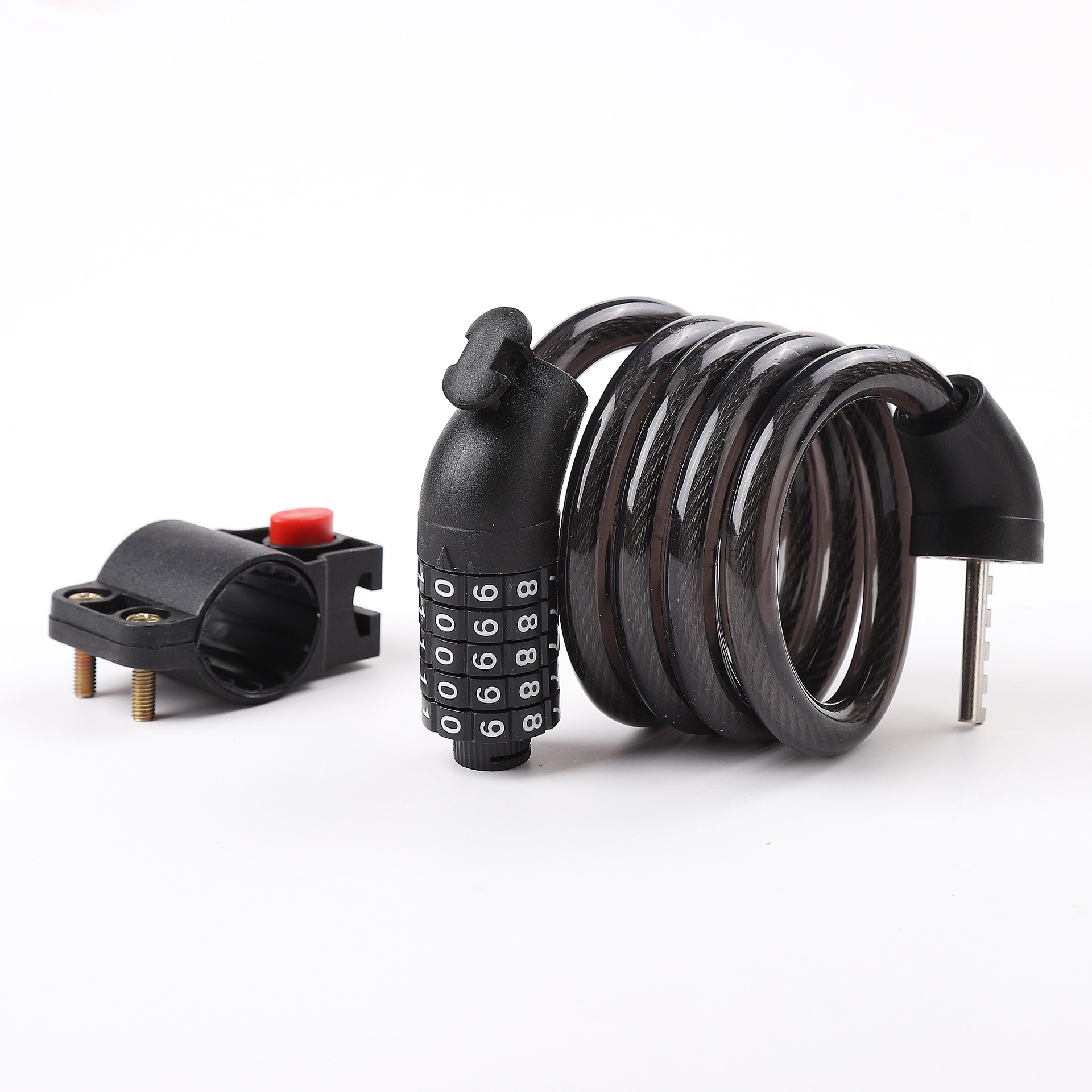 自転車ロック暗証番号ロック4位5位盗難防止携帯電動車ロックマウンテンバイク電気自動車部品チェーンロック