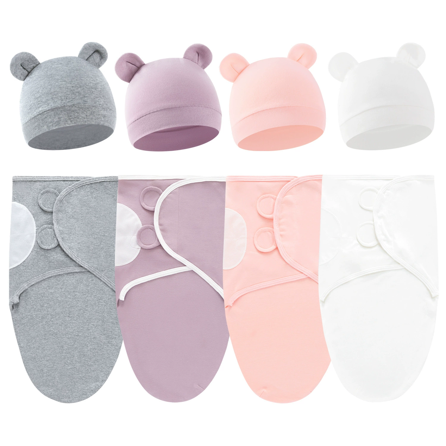 Спальный мешок-кокон для новорожденных с ремнями, предотвращающий вздрагивание, для сна, одеяло-кокон для новорожденных