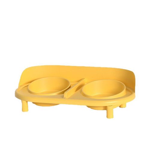 Cat Bowl Ceramic Dual Bowl Dog Bowl Cat Feeding Tray Dry Food Bowl Drinking Bowl Pet Bowl Dog Feeding Dish Anti-Toppling Pet Supplies