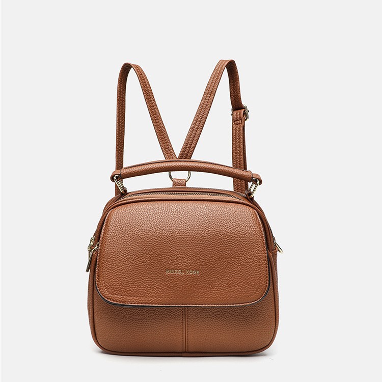 High Quality Women's Casual Backpack With Lychee Pattern Handbag For Commuting Women_voghion.com