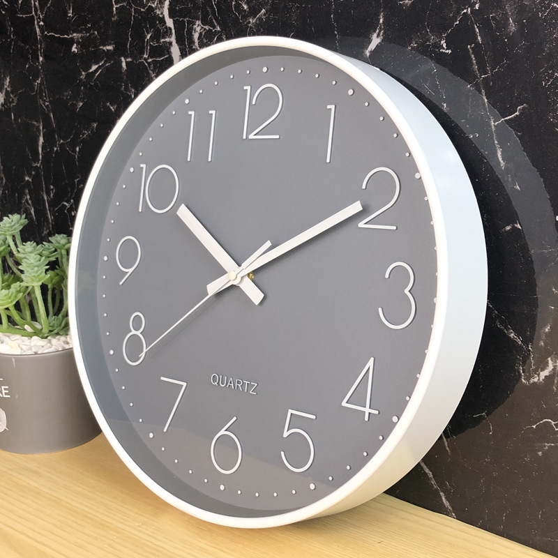 30cm時計掛け時計リビング時計掛け時計クォーツ時計壁掛け式クリエイティブ静音時計壁掛けウォールクロック|undefined