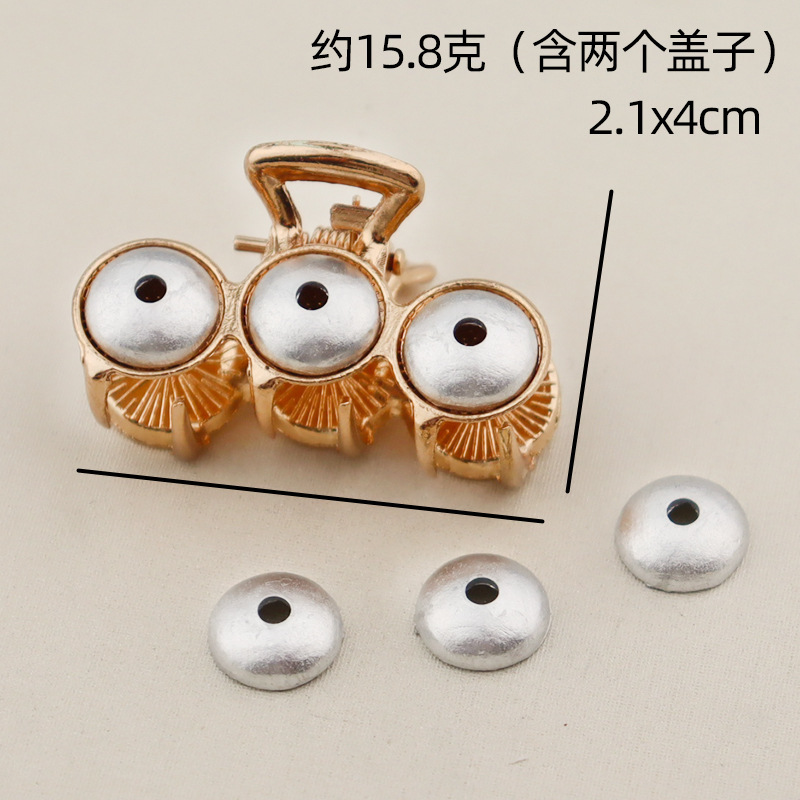 新しい宋錦ヘアピン両面カバー生地象嵌ベースグリッパー DIY ジュエリーメタルアクセサリー在庫卸売|undefined