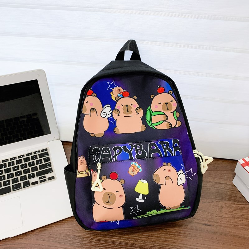 Mochila de niña linda de dibujos animados