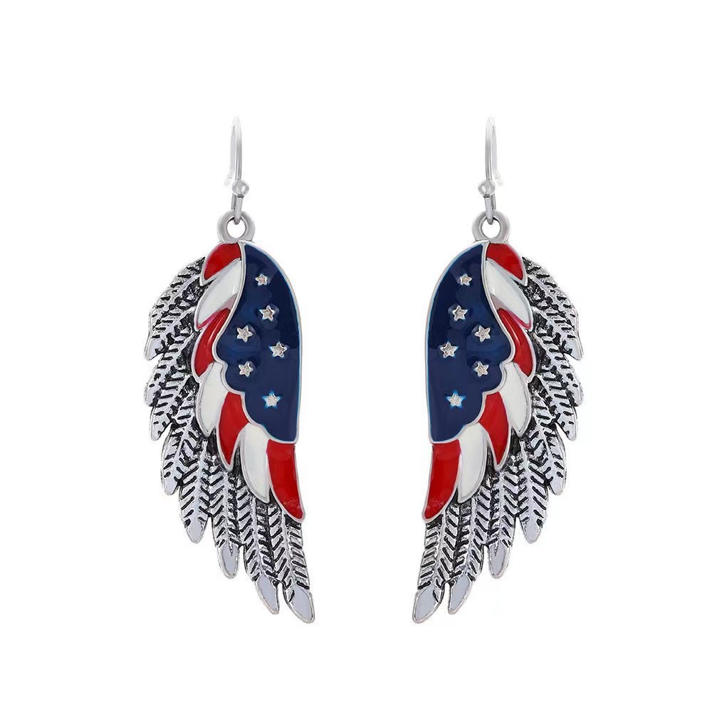 10g Weight 925 Sterling Silver Ear Needle Material Drop Earrings Classification 1 Pair Quantity Holiday, Daily Occasion Zinc alloy Material Independence Day Festival Heart Shape, Butterfly Pattern Women's Gender Classic Style Style Classic Style Heart Shape Butterfly Zinc Alloy Drop Earrings For Women's Holiday Daily 8