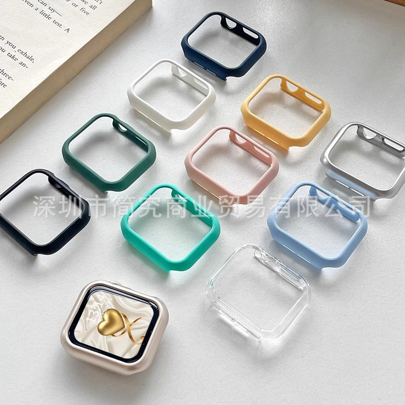 Suitable for Apple Watch S11/10/S9/S8/S7/S6/S5/S11/10 New Model Protective Case Half-Cover Hard Case