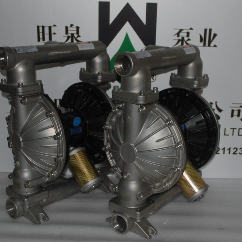旺泉RW50LLFF、RWF4311型SS316L不锈钢气动隔膜泵、隔膜气动泵