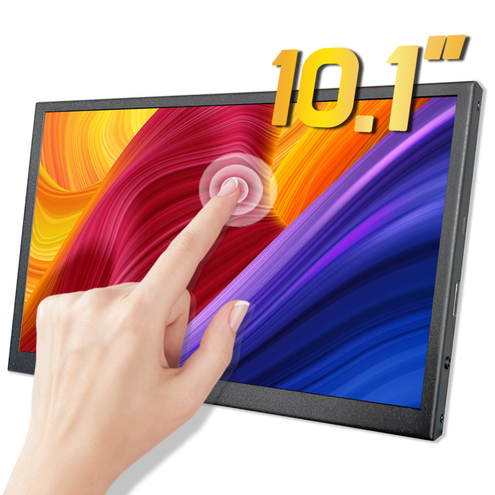 10.1inch Raspberry Pi Ips Capacitive Touch HDMI High-Definition 1280X800 Portable Display Computer Small Secondary Screen