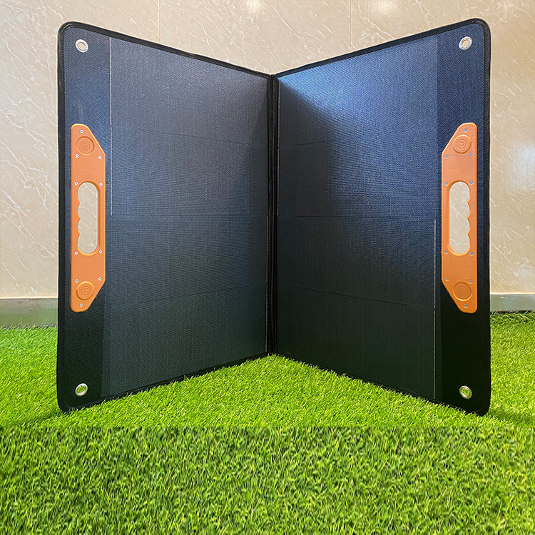 厂家直销可折叠太阳能板户外便携式充电板100W18V太阳能折叠包
