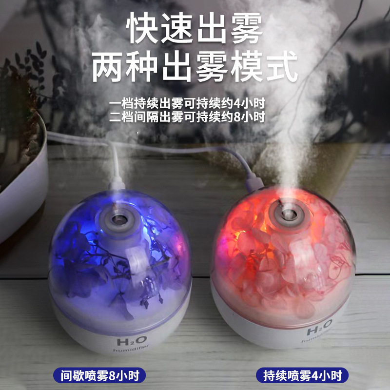 千姿雅越境フラワー加湿器スプレーアロマ、寝室、オフィス、エアコン付き部屋、デスクトップ用高級アロマディフューザー|undefined