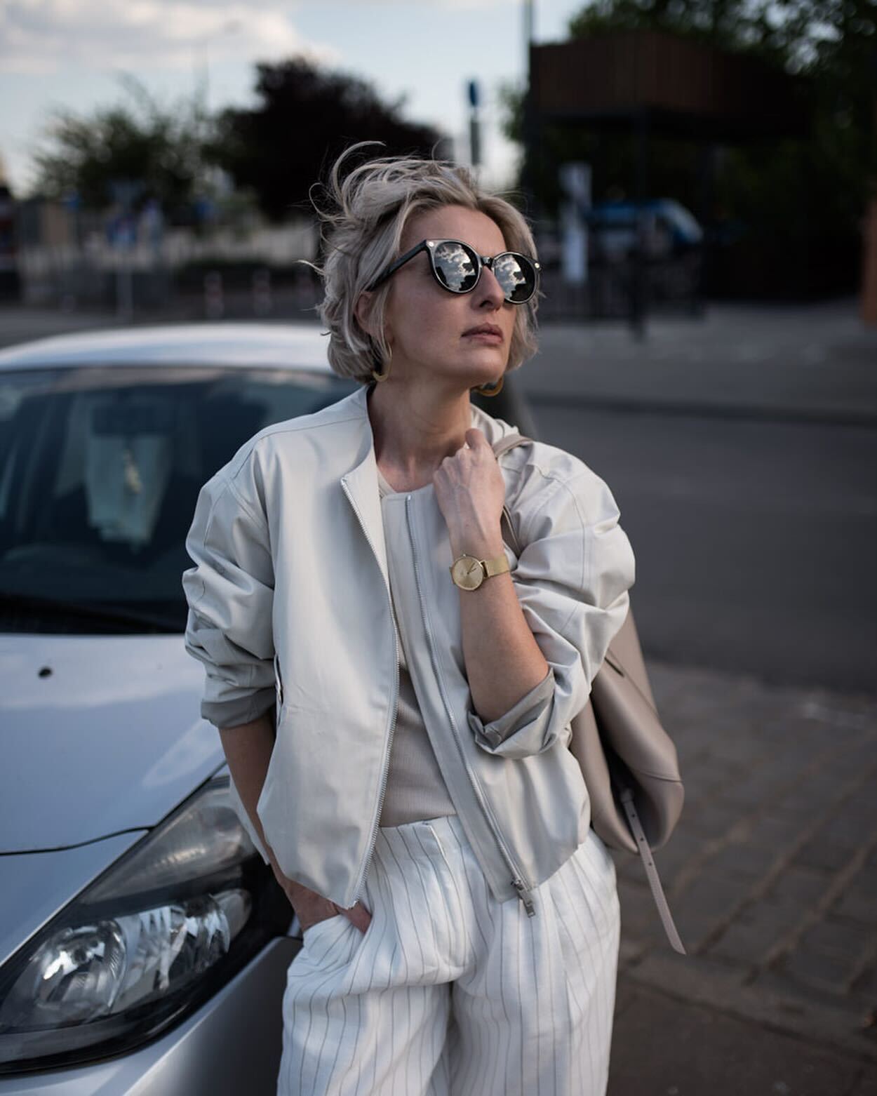 Giacca a vento casual da donna, da strada, all'aperto, 2024, A14069_voghion.com