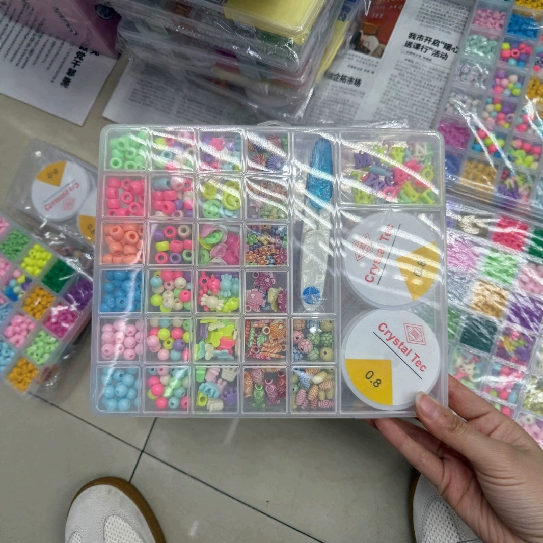 Children's set, pendant, bracelet, necklace, Amazon, DIY, 29 cells