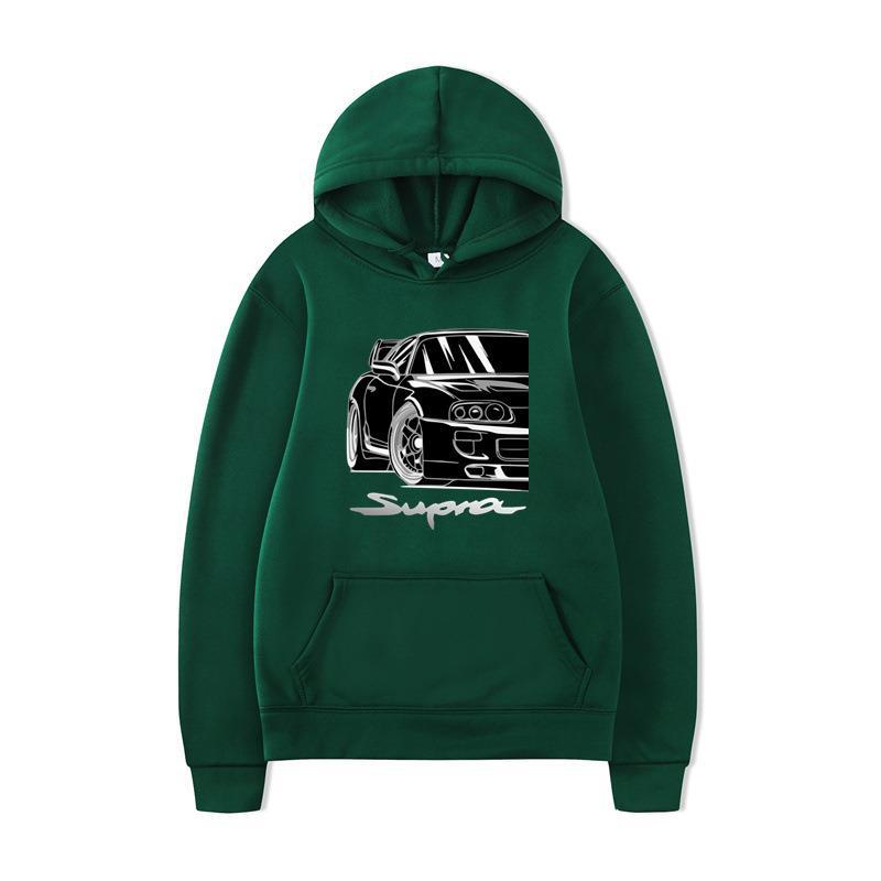 Autumn/Winter 2023 Pullover Hoodie Plush Sweater Hooded Fashion Black Letter Couple Sweater_voghion.com