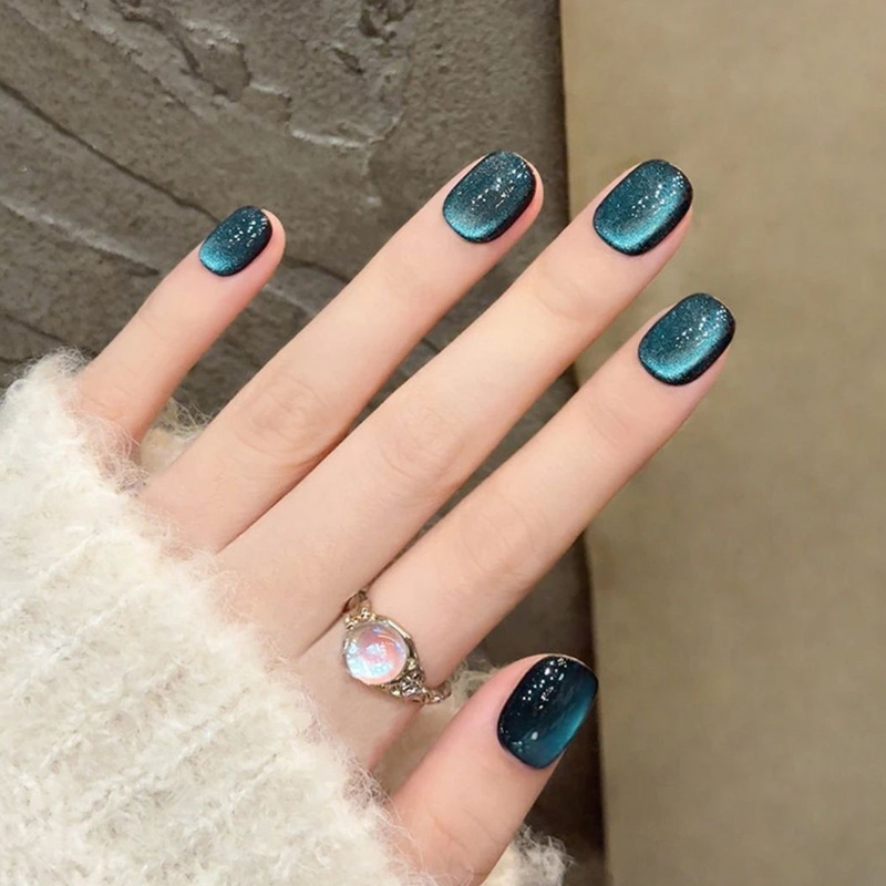 Melbourne Blue Tears Wear Armor Pure Hand-made Gentle White Cat's Eye Manicure Pieces Light Luxury Prefabricated Armor 30 Pieces Melbourne Blue Tears Wear Armor Pure Hand-made Gentle White Cat's Eye Manicure Pieces Light Luxury Prefabricated Armor 30 Pieces