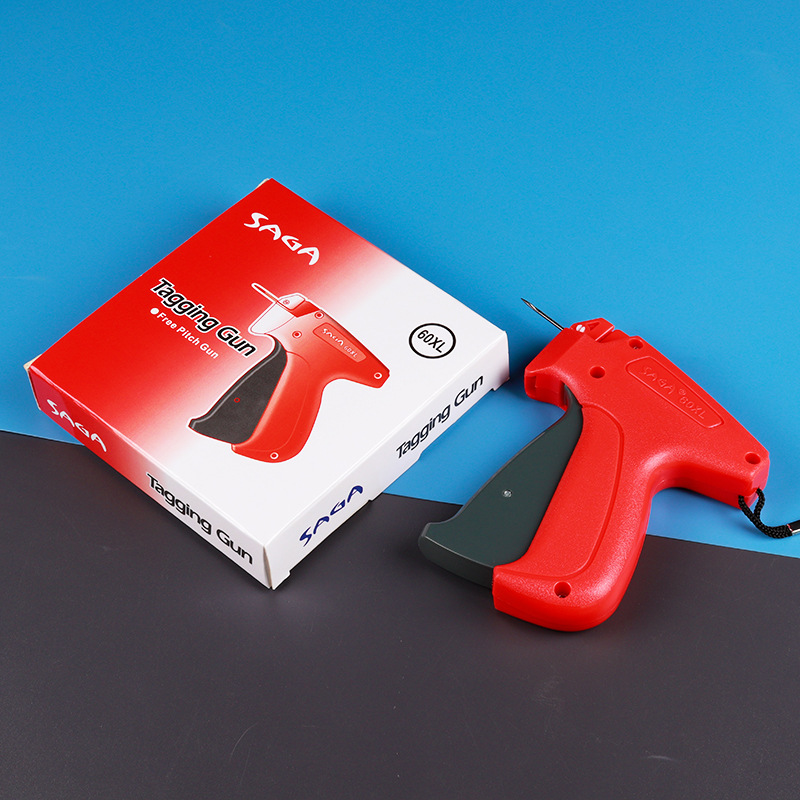 Etiqueta de aguja fina pistola SAGA60XL36mm longitud fina pistola clavos calcetines etiqueta de la toalla pegamento aguja pistola