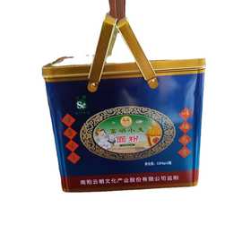 面粉铁盒包装手提面粉铁桶包装盒厂家