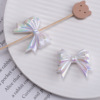 UV -plated solid color ribbon tie ~ candy -colored acrylic straight bow DIY mobile phone chain beading accessories