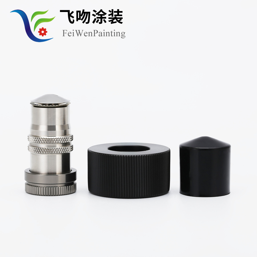 静电喷枪喷嘴 圆铁型拓新飞吻平面带齿喷涂枪喷头 源头工厂