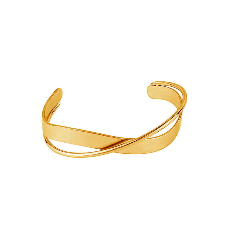 1 Piece Quantity 1 Piece Simple Style Solid Color Metal Women's Bangle
