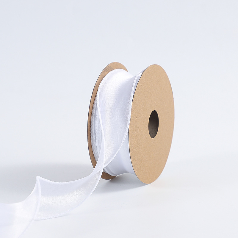 Hilo de cola de pescado - sin borde dorado 10 metros - blanco