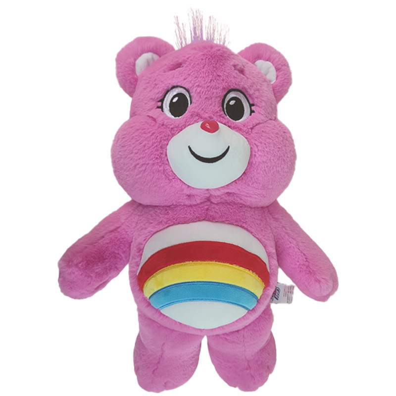 外贸正版CareBears彩虹熊爱心小熊毛绒玩具可爱小熊公仔女生礼物