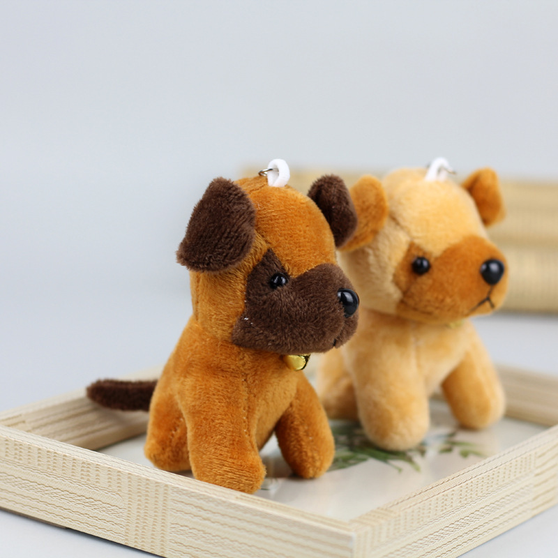Puppy Plush Toy Pug Wolf Dog Small Doll Dog Doll Keychain Pendant Pastoral Dog Doll