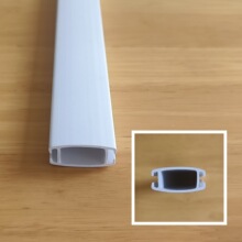 批量销售PVC塑料异型材商场冷柜包边条软硬共挤ABS光面塑料形材