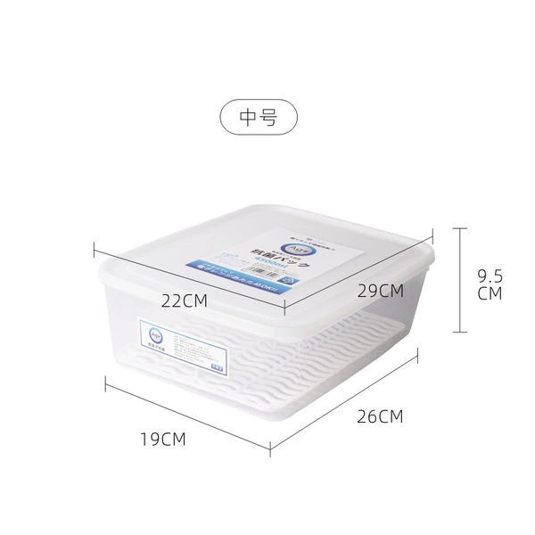 Medium size 4.5L - transparent white
