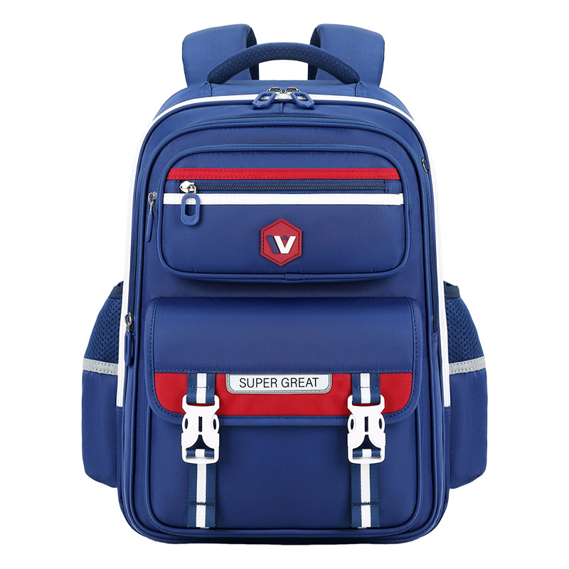 Mochila escolar escolar de niñas 2025 nuevo uno a tres a seis grados niños mochila ligera de gran capacidad para hombres