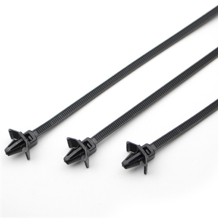 台湾KSS 尼龙66插销式扎带 PCV-155 固定式扎线带 多规格批发