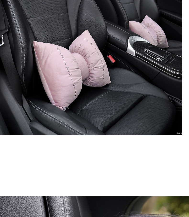 Car headrest lumbar support a pair of car neck pillow main driving neck sleeping pillow car pillow creative cute