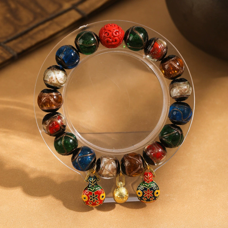 Bracelet, accessory walnut, cinnabar, wholesale