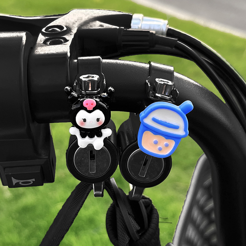 Electric car helmet lock anti-theft fixed hook cute cartoon motorcycle battery car safety helmet anti-theft lock universal